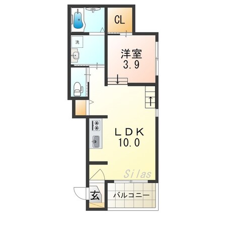 守口駅 徒歩6分 3階の物件間取画像